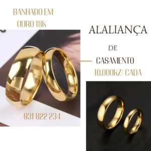 aliança de casamento banhados em Ouro18k disponíveis para ENTREGA IMEDIATA!