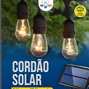 cordão solar, deixe o seu espaço com um toque decorativo e muito bonito.