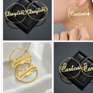 Brincos 650,00 MZN Brincos de aço inoxidável