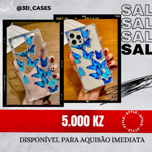 PHONE CASE COM CARÁCTERES DE BORBOLETA.🦋
