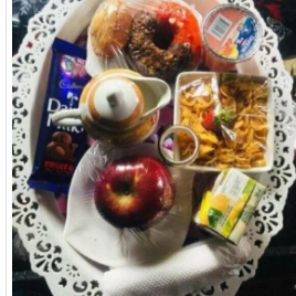 Cesta de café da manhã