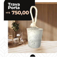 Peso de Porta Concreto com Corda