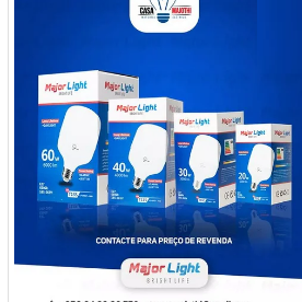 Baixo consumo e uma alta potência é o que as lamps da majorlight oferecem