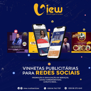 Criação de vinhetas publicitárias para redes sociais da sua empresa.