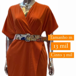 VESTIDO E CINTO