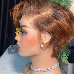 Short caramelo Tamanho :8 Lace transparente/tela branca