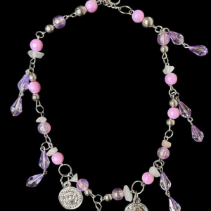 FIO COM Quartzo rosa