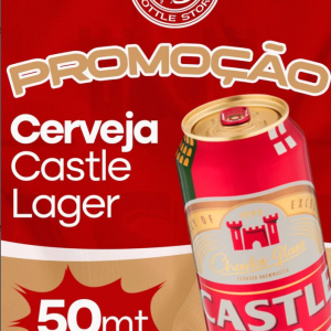 Cerveja Castle Lager por apenas 50