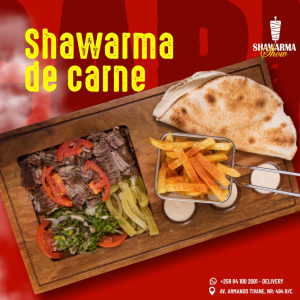 Shawarma de Carne - especialidade da cas