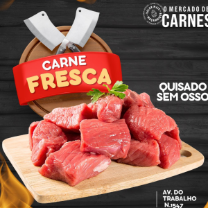 Guisado de vaca sem osso.