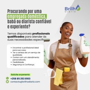 Com a Brilho Diário, você pode:  - Encontrar a profissional ideal para sua casa; - Ter a certeza de um serviço de qualidade; - Contar com um atendimento personalizado; - Flexibilidade;