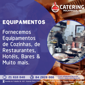 EQUIPAMENTOS - Fornecemos de Cozinha industrial pra todo tipo de cozinha para restauração, Hotelaria ou Bares