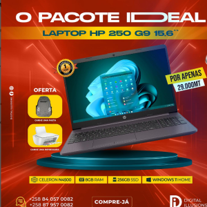 LAPTOP Hp 250 G9 15.6’ Celeron N4500 8GB RAM 256GB SSD Win 11 Home Laptop 7