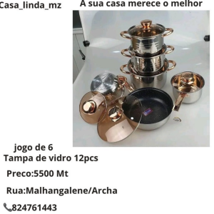 JOGO Utensílios de cozinha