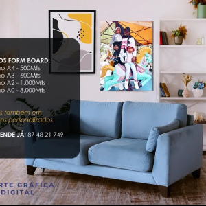 Quadros FORM Board! 🎨✨ 🖼️ A4 por 500Mts 🖼️ A3 por 600Mts 🖼️ A2 por 1.000Mts 🖼️ A0 por 3.000Mts