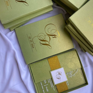 Convites de casamento.