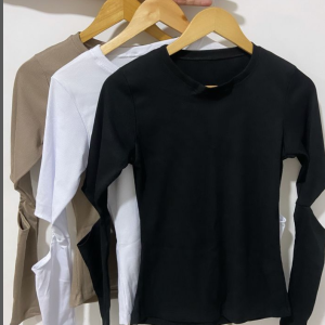 BLUSA CANELADA MANGA