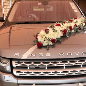 Decoração de carro de casamento