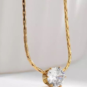 Colar Ponto de Luz✨💖 -inoxidável (resistente à água)