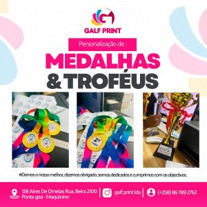 Personalização de Medalha